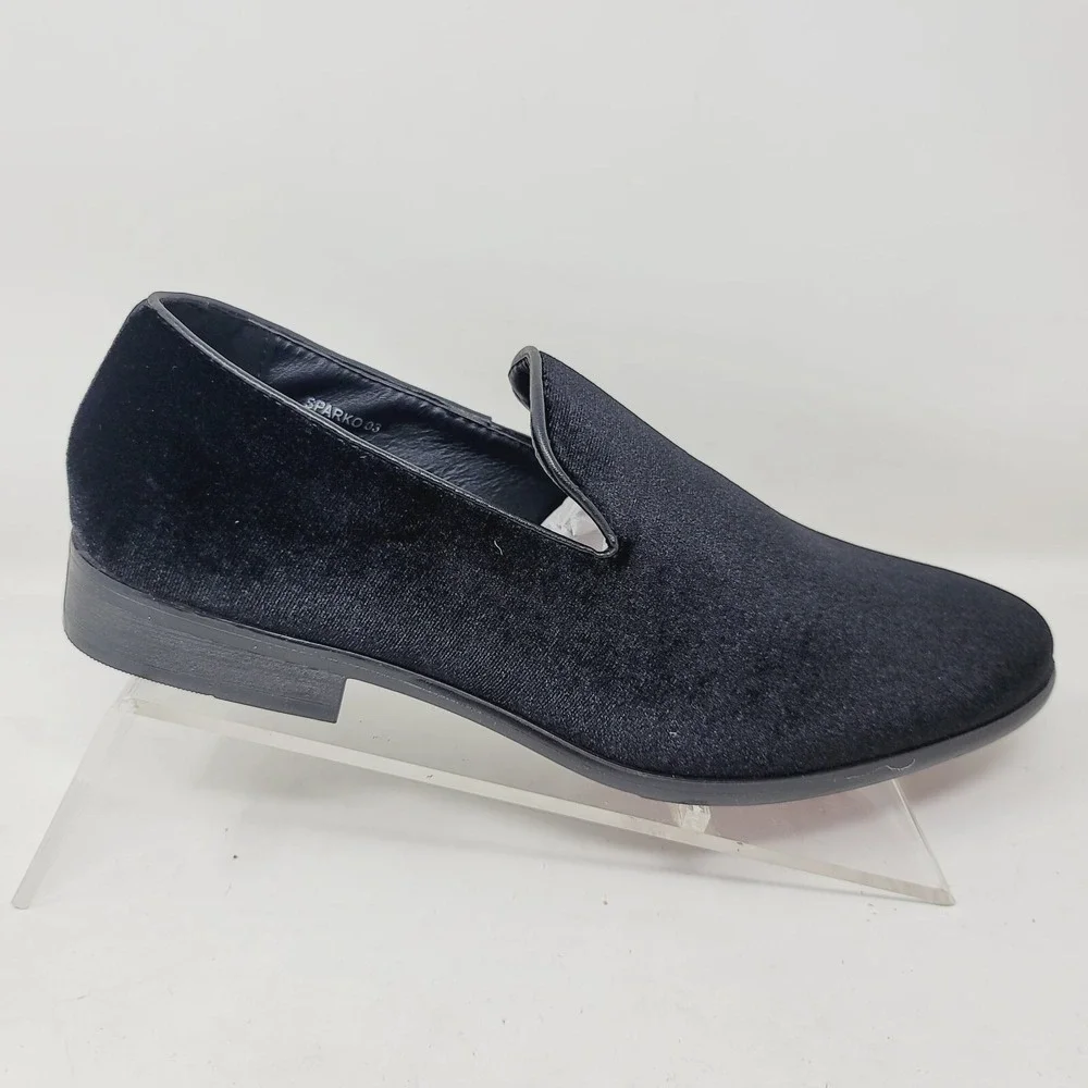 Alberto Fellini‎ Men's Loafers Sz 9 M Sparko 03 Dress Shoes Black Almond Toe
